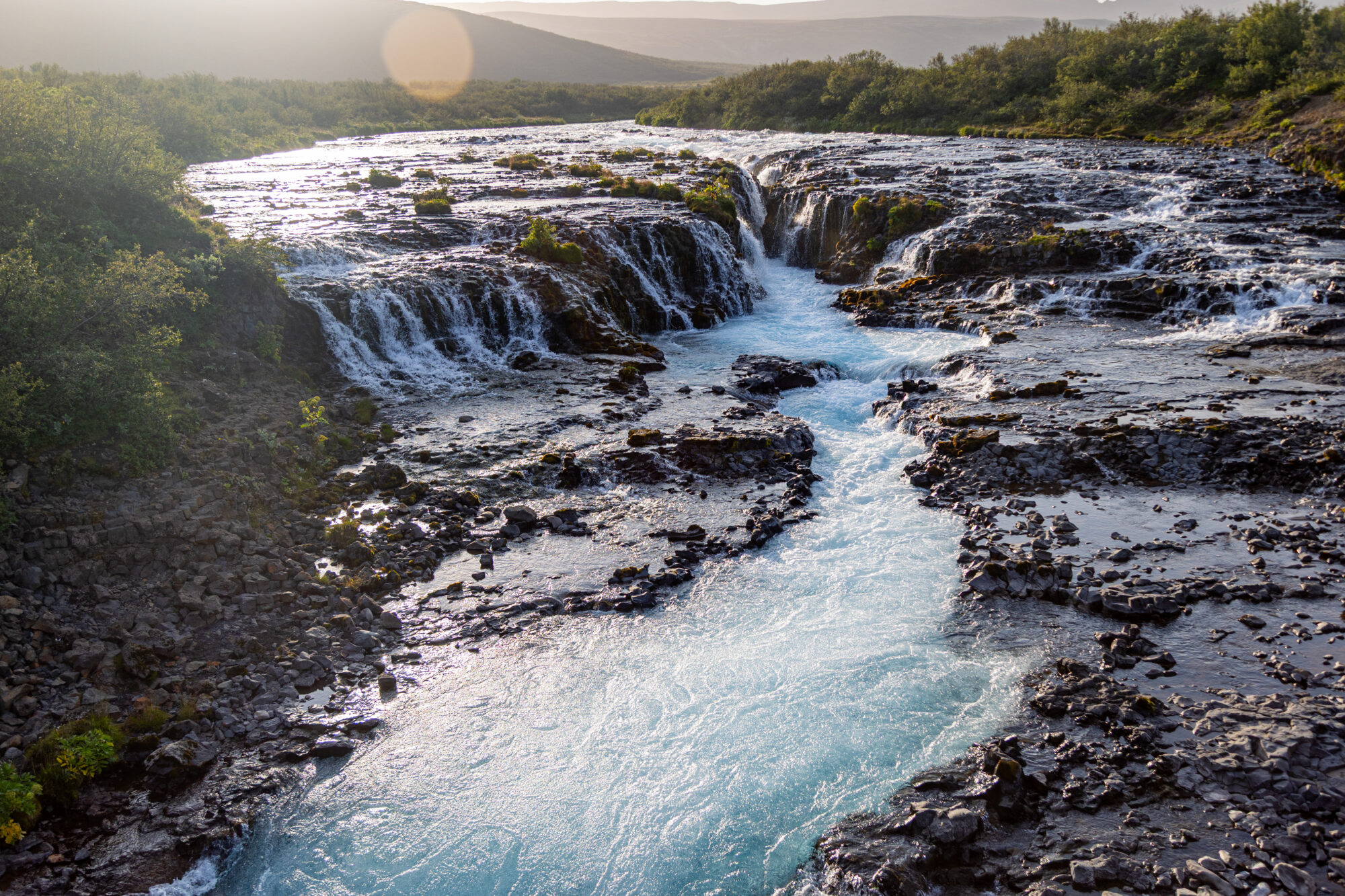 Bruarfoss Waterfall