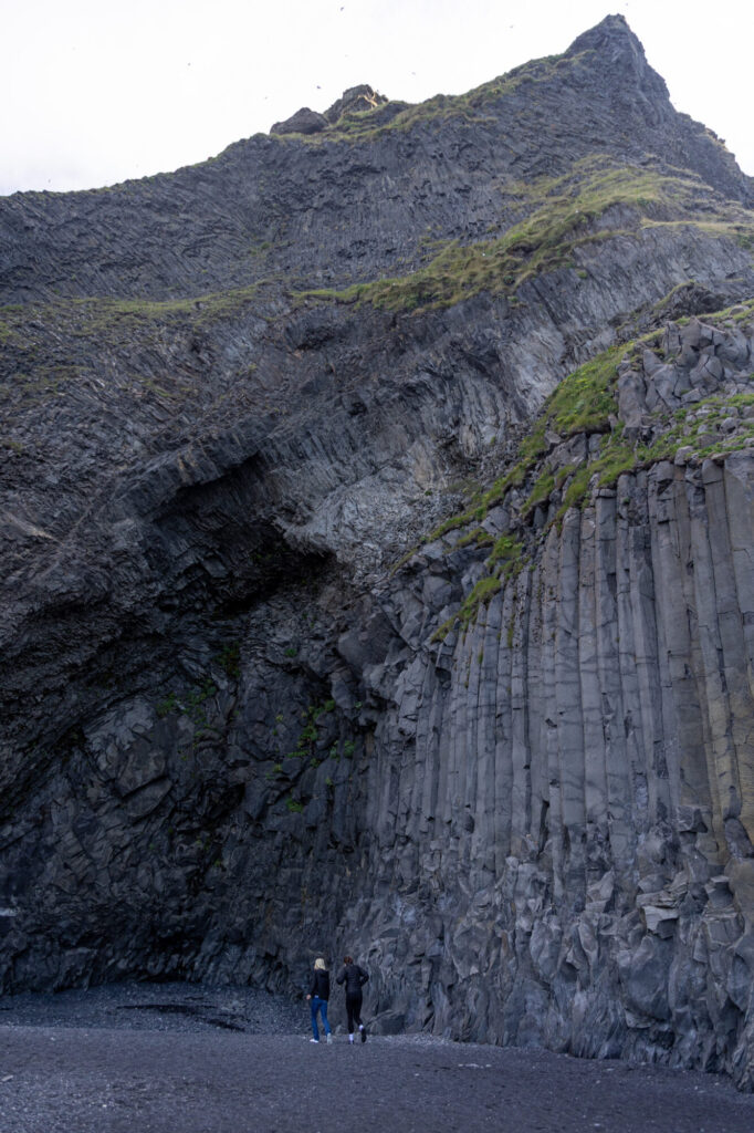 Gazing Up at Halsanfshellir 