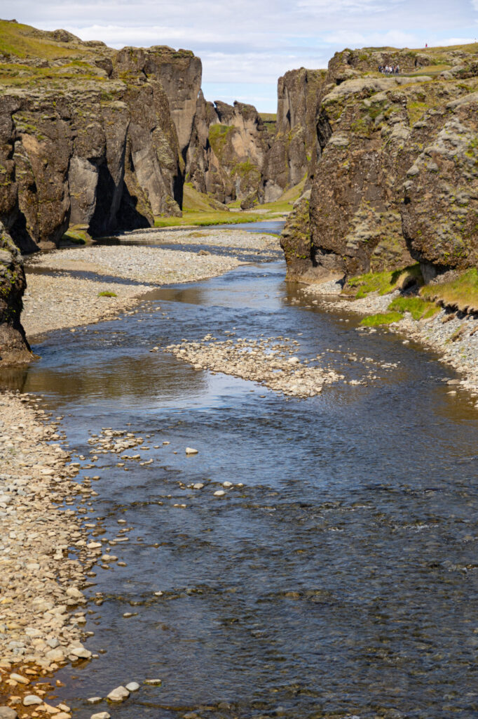 River View of Fjaðrárgljúfur Canyon
