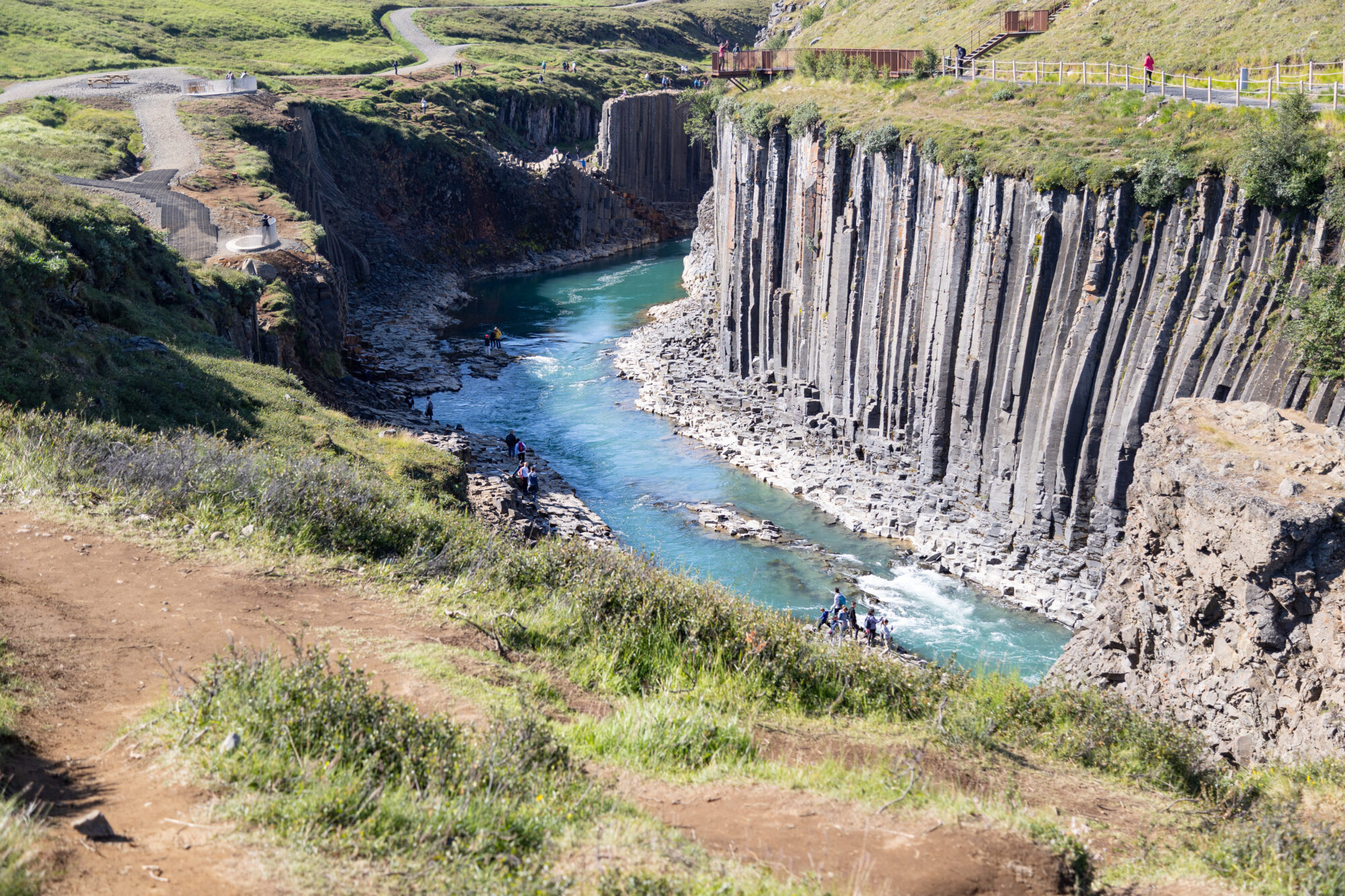 Studlagil Canyon From Above